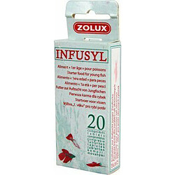 Zolux - Aliment Pour Alevins - Infusyl - 20 Comprimés