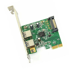 Carte HP Interconnect CHI314PCB-2 607782-001 608151-001 PCIe x1 2x USB 3.0 SATA - Occasion