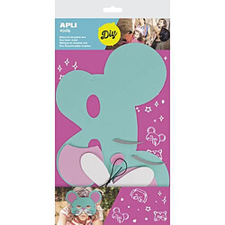 APLI Sachet 1 Masque en Mousse Caoutchouc Souris + Elastiques