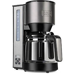 Black & Decker Cafetière filtre programmable 12 tasses 1000w noir - bxco1000e - BLACK+DECKER 