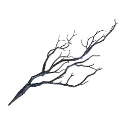 Wewoo Fleurs Artificielles Paon Corail Branches Plantes en plastique Arbre sec d'arbres simulés Décoration de mariage Bleu foncé