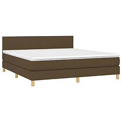 Avis Sommier à lattes,Cadre à lattes de lit pour Adulte matelas et LED Marron foncé 180x200 cm -MN16666