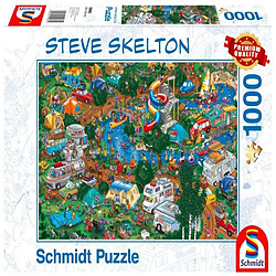 Avis Schmidt Spiele- Steve Skelton, Pause de la Vie Quotidienne, Puzzle 1000 pièces, 59965, coloré