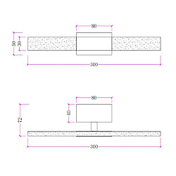 Avis Vente-Unique Applique de salle de bain LED en métal - L. 30 cm - Doré - HORSHAM