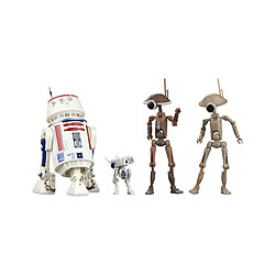 Hasbro Star Wars : The Mandalorian Black Series - Pack 4 figurines R5-D4, BD-72 & Pit Droids 