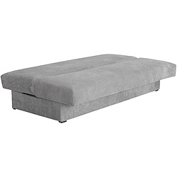 Acheter Palozi Sofa Canapé Clic clac en velours côtelé Adela - 3 places - Gris