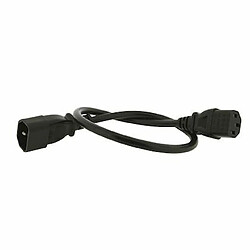 cordon d'alimentation - 230 volts - c13 / c14 - 2 mètres - noir - gigamédia pc13142