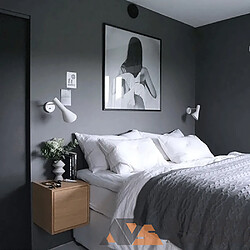 Avis Universal Applique murale noire, 220V, couloir industriel, couloir, chambre, lit, pas de lumière.(blanche)