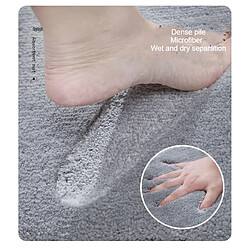 Avis LUUCOZK Tapis de bain antidérapants absorbants à séchage rapide pour salle de bain- Lavande-50X80cm