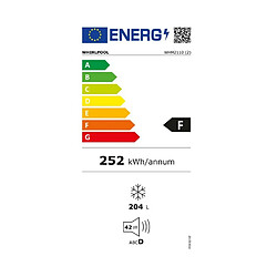 Acheter Congélateur coffre 81cm 204l - whm2110 - WHIRLPOOL