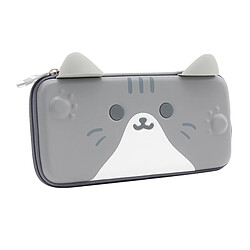 Étui De Transport Mignon De Patte De Chat Compatible Avec Nintendo Switch Thicken Style Gris