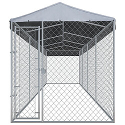 Avis Helloshop26 Chenil extérieur cage enclos parc animaux chien extérieur avec toit pour chiens 760 x 190 x 225 cm 02_0000456