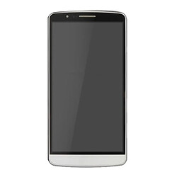 Wewoo Pour LG G3 / D850 blanc / D851 / D855 / VS985 pièce détachée LCD Affichage + Écran Tactile Digitizer Assemblée avec Cadre