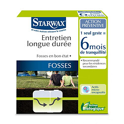 Starwax Entretien fosses longue durée 6 mois 500gr 