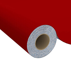 Avis Decoshop26 Film autoadhésif pour meubles Rouge 500x90 cm PVC DEC022139