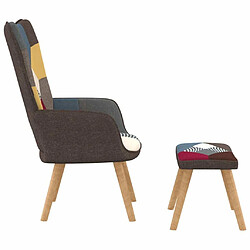 Acheter Maison Chic Chaise de relaxation | Fauteuil relax avec repose-pied Patchwork Tissu -GKD63307