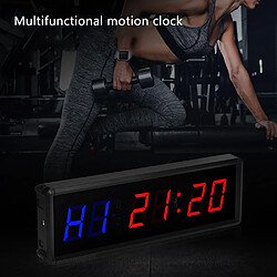 Universal Chronomètre numérique de gym avec affichage LED à distance chronomètre d'intervalle chronomètre de gym à domicile fitness entraînement idéal chronomètre d'exercice | minuterie de cuisine