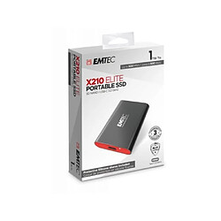 Emtec X210 Elite Disque Dur SSD Externe 1000Go 2.5" USB 3.2 3D NAND Flash Noir