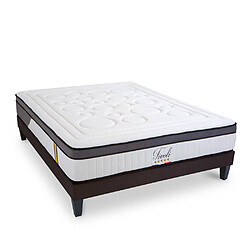 Bellecour Ensemble Tivoli Ensemble TIVOLI 140x200 cm | Matelas Mémoire de forme + Sommier Bois