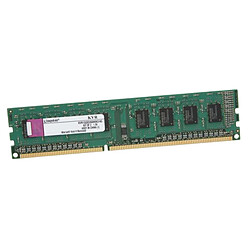 2Go RAM Kingston KVR1333D3S8N9K2/2G DIMM DDR3 PC3-10600U 1333Mhz 240-Pin 1.5v - Occasion