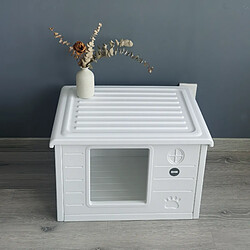 RHR Quality RHRQuality Maison pour chat Villa de Luxe White 