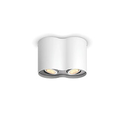 Avis Philips Hue Plafonnier White Ambiance Double Pillar Hue Blanc