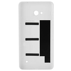 Avis Wewoo Coque arrière blanc pour Microsoft Lumia 640 couvercle en plastique de surface arrière givré pièce détachée