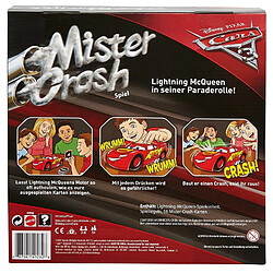 Mattel Mister Crash avec Lightning MC Queen, jeu de société pour enfants