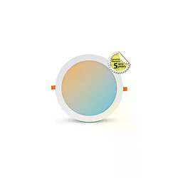 Miidex PLAFONNIER LED SLIMY BLANC Ø300 24W CCT GARANTIE 5 ANS 