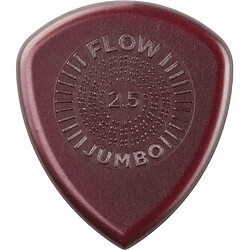 Dunlop 547P250 - 3 médiators Flow Jumbo Grip - 2.50 mm