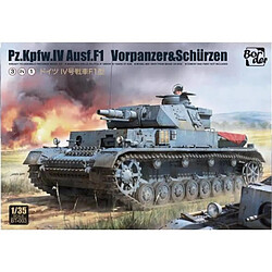 Border Model Maquette Char Pz.kpfw.iv Ausf.f1 Vorpanzer&schürzen. (3 In 1)