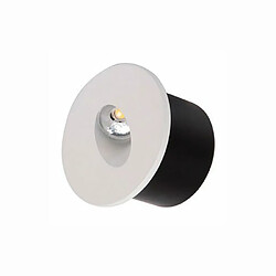 HOROZ ELECTRIC Spot LED mural rond blanc 3W 4000K