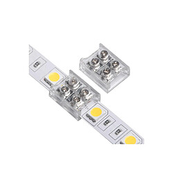 Ledkia Connecteur Ruban LED 12/24V DC pour Jonction avec Vis 8 mm