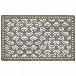 Paris Prix Tapis Déco Rectangulaire Art Déco Chic 50x80cm Gris