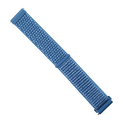 Avis Wewoo Bracelet pour montre connectée Fitbit Versa / 2 de en nylon avec crochet et fermeture à boucle bleu