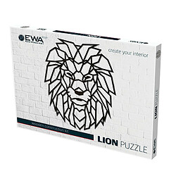 Youdoit Puzzle mural en bois - Tête de lion 60,5 cm 