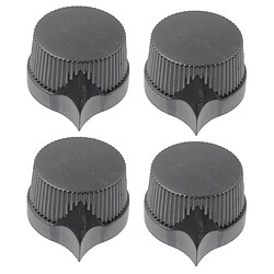 Bouton de pédale d'effet de guitare Ensemble De 4 Boutons De Tonalité De Volume En Plastique Pour Guitare, Accessoire Pour Instrument De Musique, Bricolage