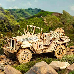 Universal Puzzle 3D en BOTE ROKR Army Jeep 369 pièces 