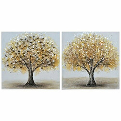 Cadre DKD Home Decor Arbre (40 x 2,5 x 40 cm) (2 Unités)