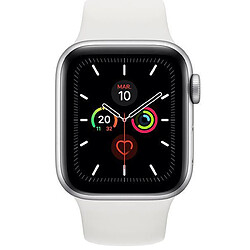 Apple Watch Series 5 - 44mm - GPS - Alu Argent / Bracelet Sport Blanc · Reconditionné Apple Watch Series 5 44mm GPS Alu. Argent Bracelet Sport Blanc