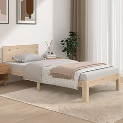 vidaXL Cadre de lit sans matelas 90x190 cm