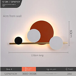 Universal Lampe de chambre 19 + 5W pour chambre d'hôtel Lampe de chambre de style nordique 19 + 5W