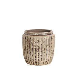 Cache-pot Romimex Beige Céramique 24 x 24 x 24 cm 