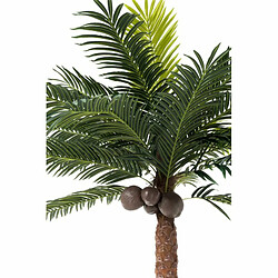 Paris Prix Plante Artificielle Palmier 4 Noix de Coco 350cm Vert