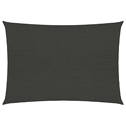 ComfortXL Voile D'ombrage 160 G/m² Anthracite 3,5x4,5 M Pehd 