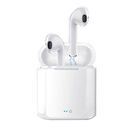 GUPBOO Casque Bluetooth I7s TWS à vente chaude; écouteurs stéréo; écouteurs Bluetooth sans fil ; Écouteurs intra-auriculaires pour tous les smartphones Xiaomi