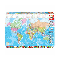 Educa Borras EDUCA - Puzzle - 1500 CARTE POLITIQUE