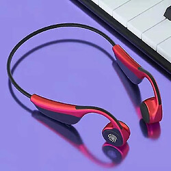 Universal Casque sans fil os bluetooth 5.0 casque sport stéréo casque de rechange étanche (rouge) MT 