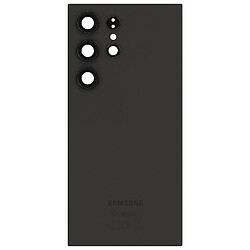 Samsung Vitre arrière Original pour Samsung Galaxy S24 Ultra Noir 