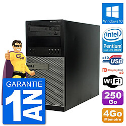 PC Tour Dell 7020 Intel Pentium G3220 RAM 4Go Disque Dur 250Go Windows 10 Wifi · Occasion 